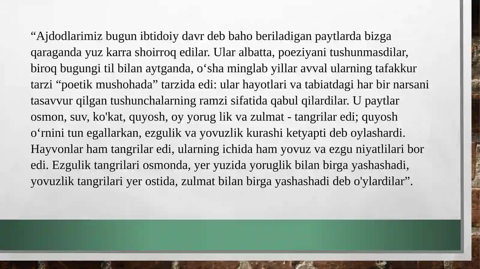 Madaniy makondagi ramz va stereotip hodisalari 4