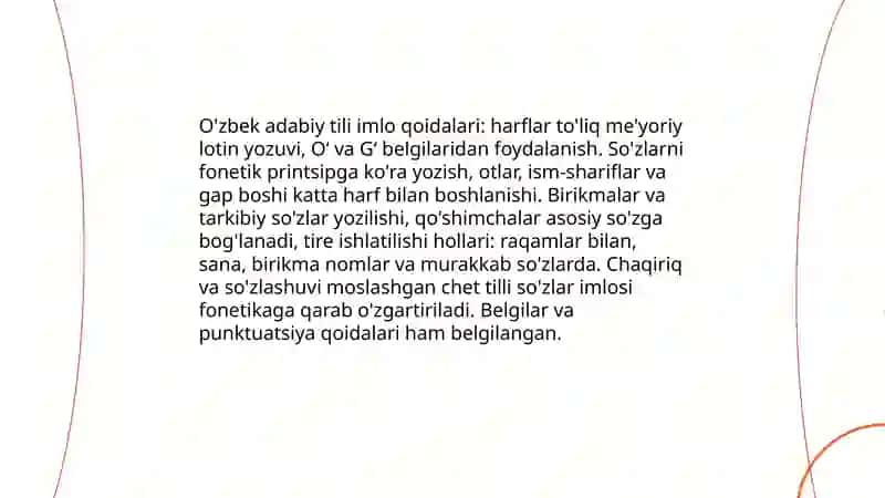 Yozma nutq savodxonligi 4