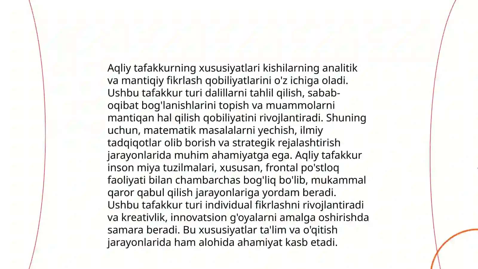 Tafakkur sifatlari 4