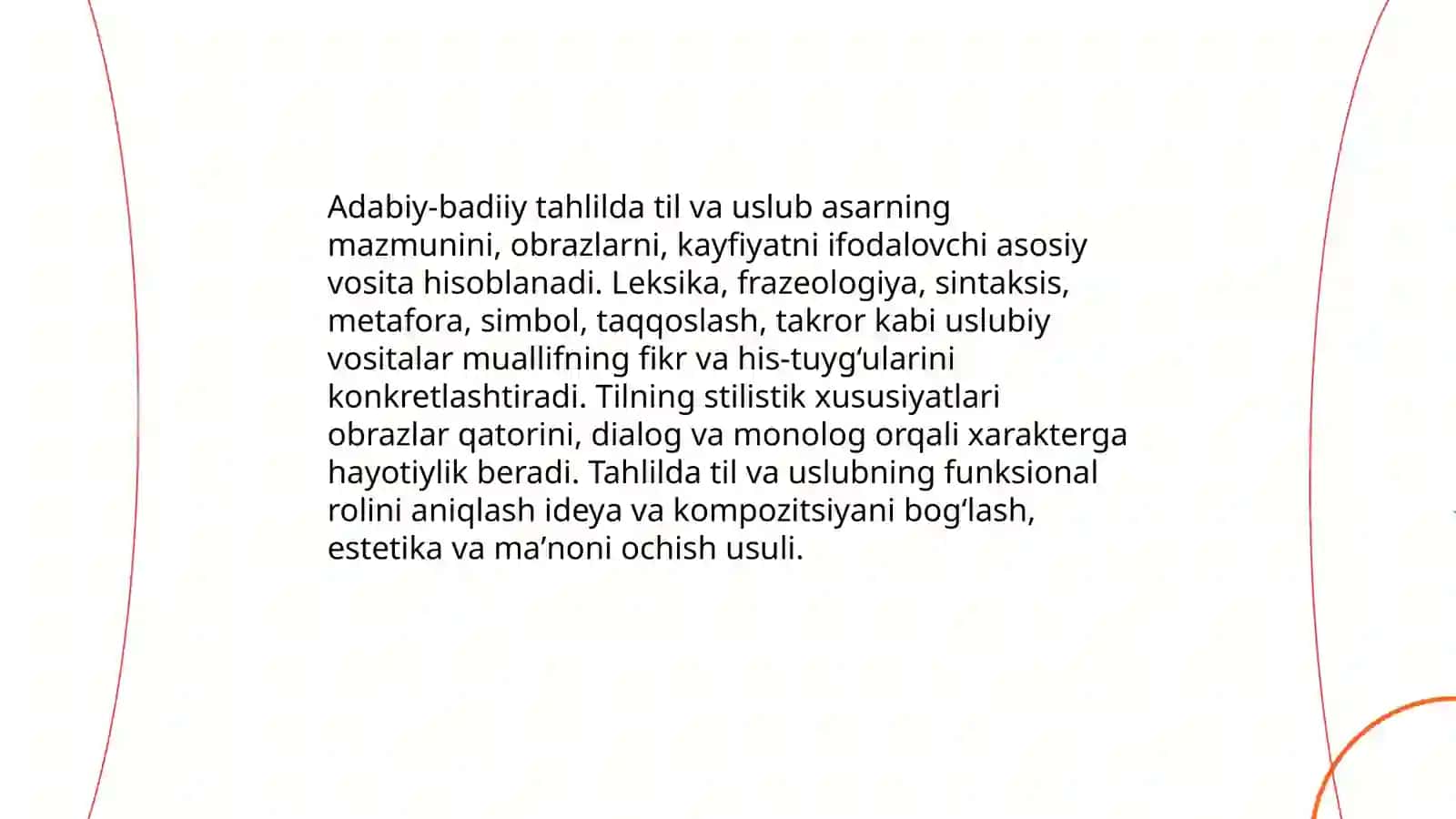 Badiiy asarni tahlil qilish 4