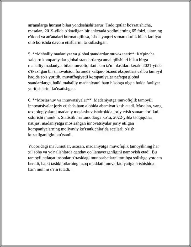 MADANIYATGA MUVOFIQLIK TAMOYILI 4