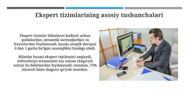 Ekspert tizimlarining boshqaruvdagi roli 4