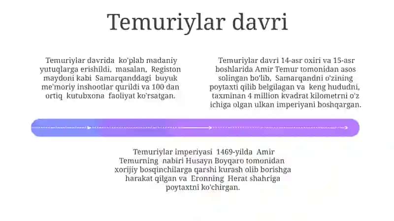 Oʻzbekiston tariximi davrlashtirish 4