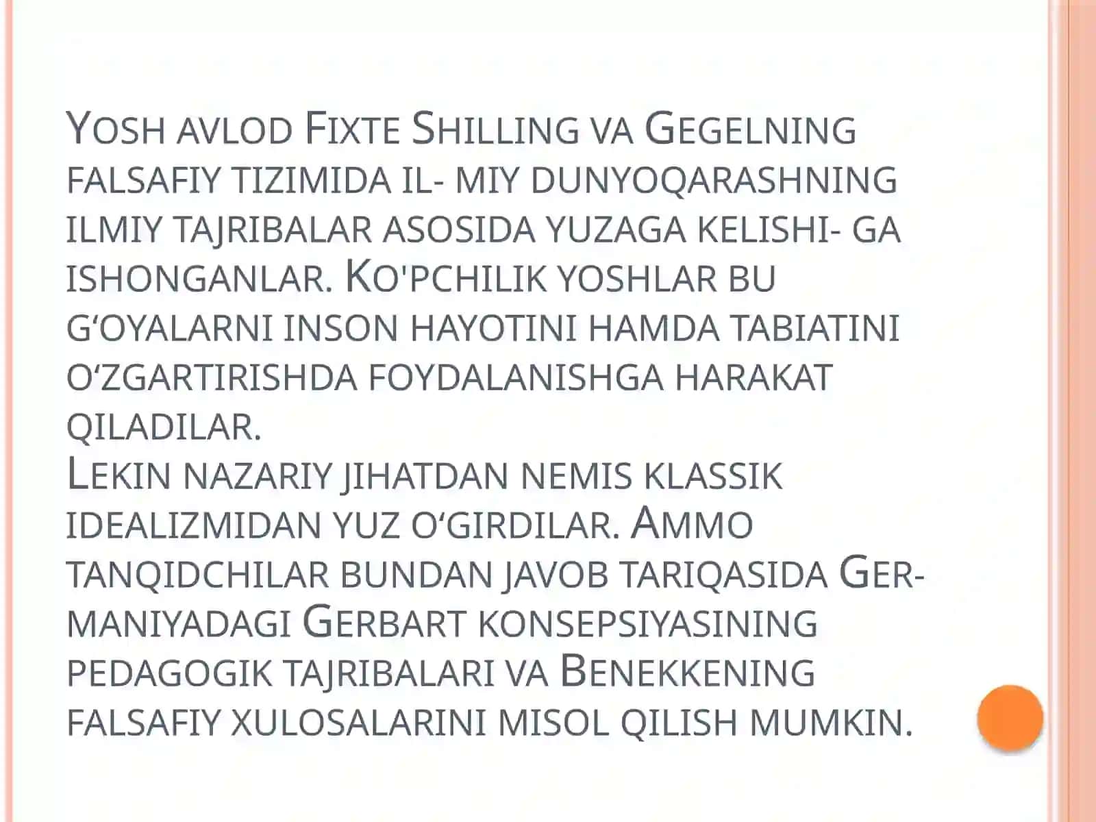 NEMIS PSIXOLOGIYASINING RIVOJLANISHI 4