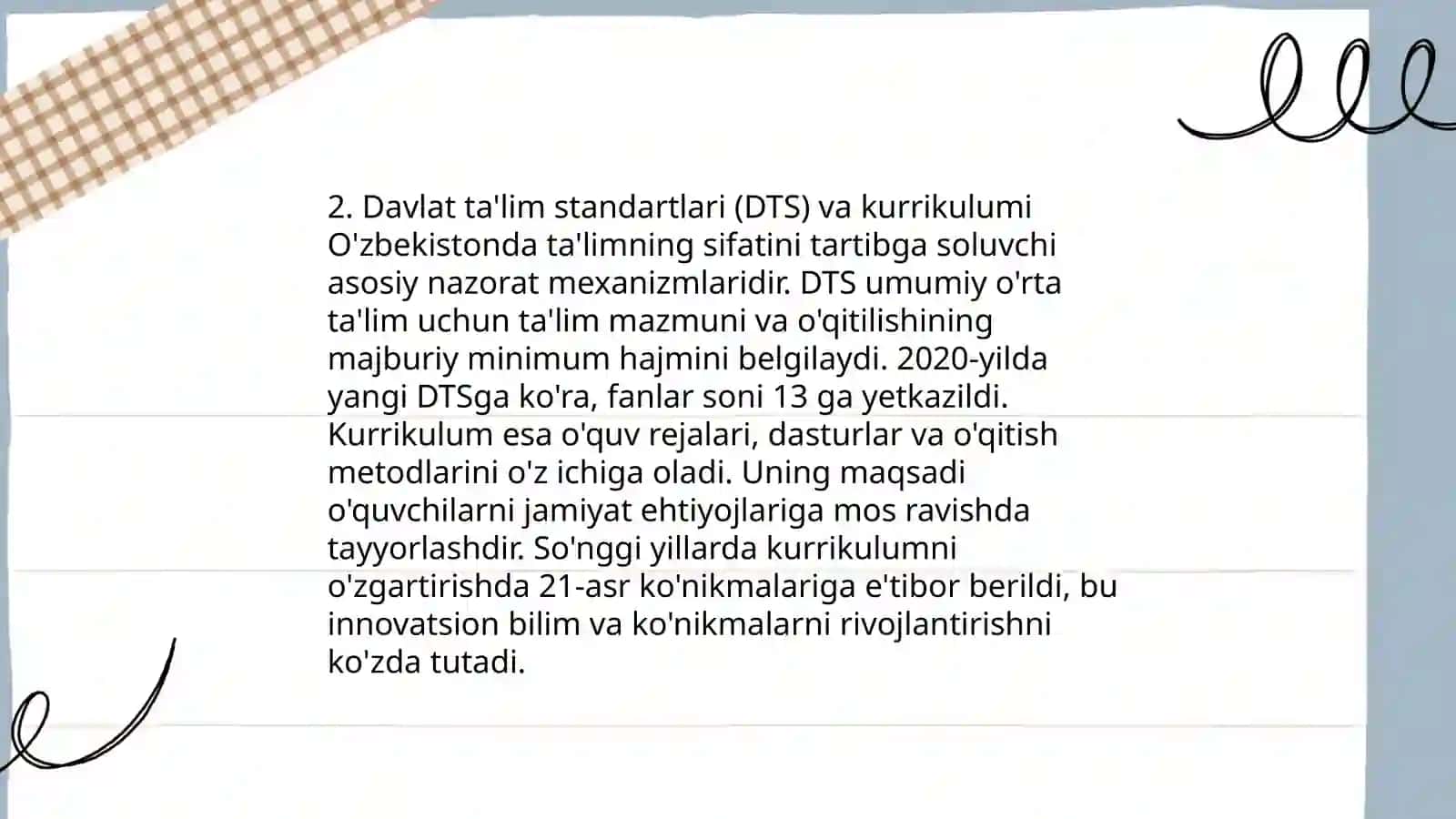 Davlat talim standartlari 4