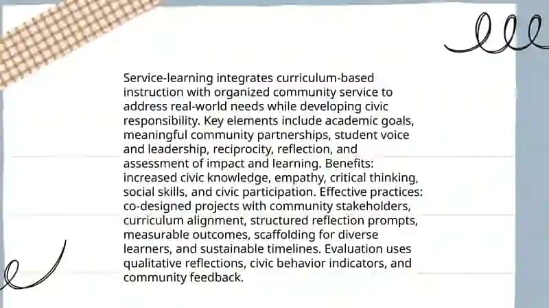Project-based learning for community impact 4
