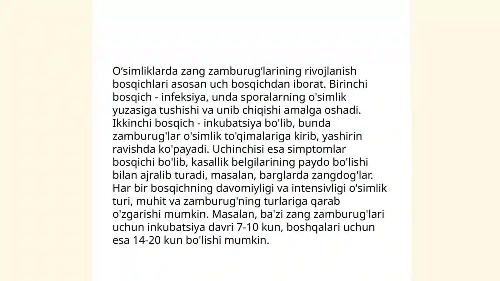Zang zamburugʻlarning biologik xususiyatlari 4