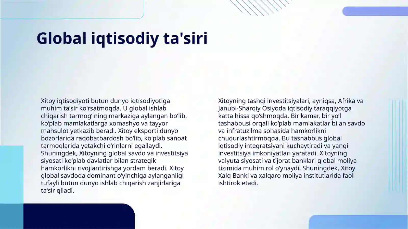 XITOY IQTISODIYOTI 4