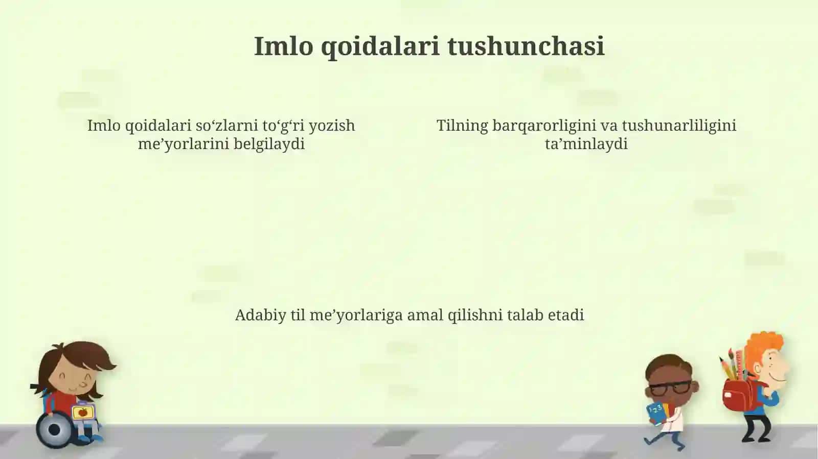 O‘zbek tilining imlo qoidalari va soha egalarining savodxonligi 4