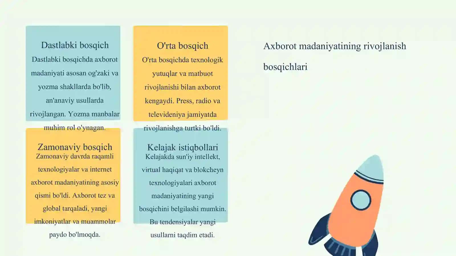 Axborot Madaniyatining Ahamiyati 4