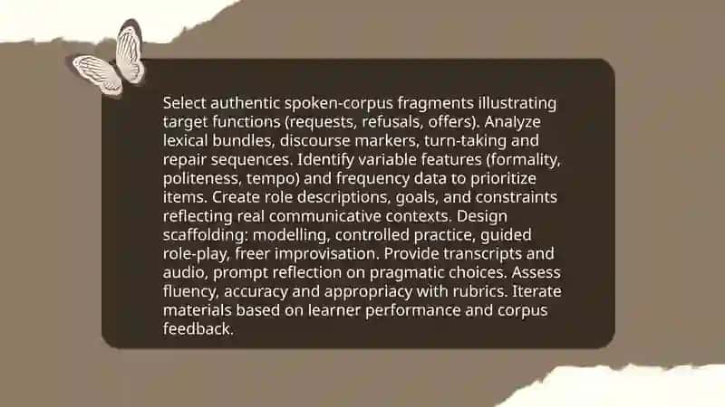 Corpus-based exercises to teach speaking 4