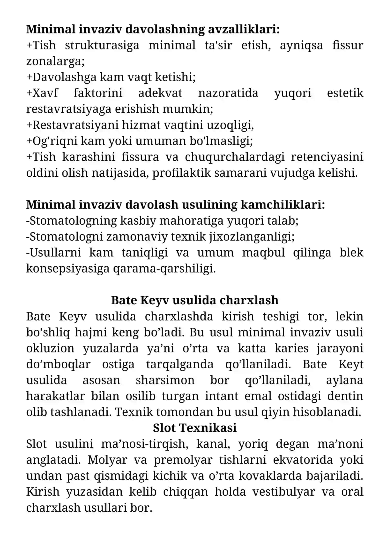 Charxlashning minimal invaziv usullari 4
