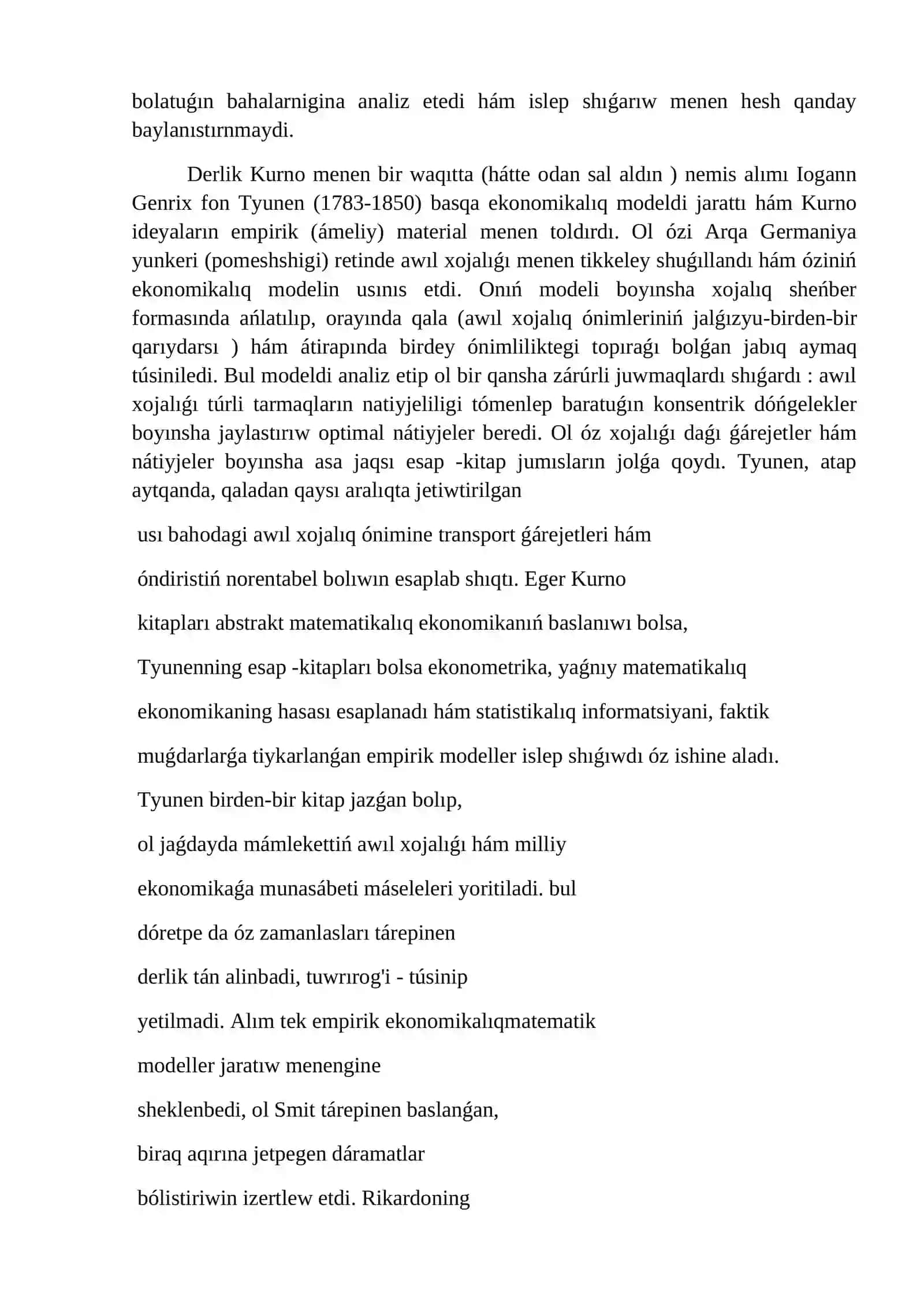 Ekonomikada matematikalıq usıllar 4