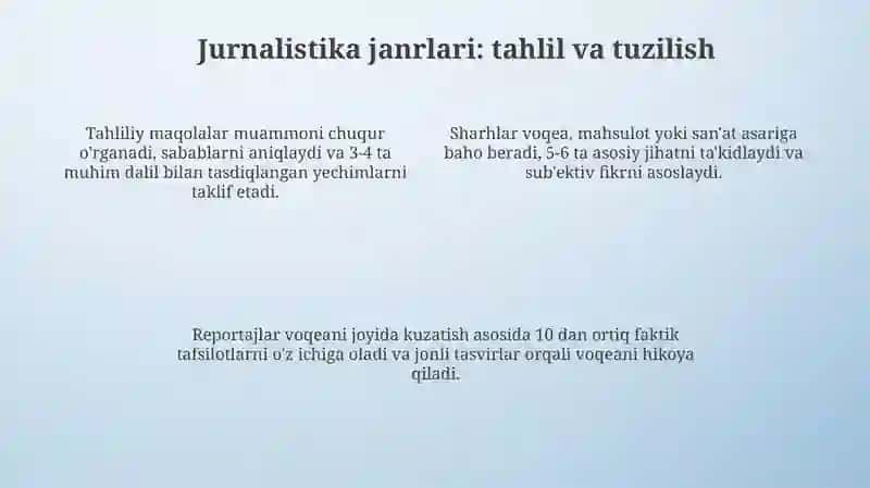 Jurnalistika Uslubi 4
