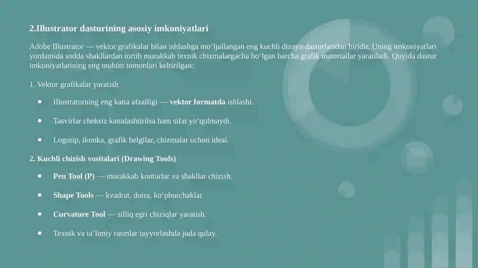 Adobe Illustrator dasturida sohaga oid rasmlar bilan ishlash 4