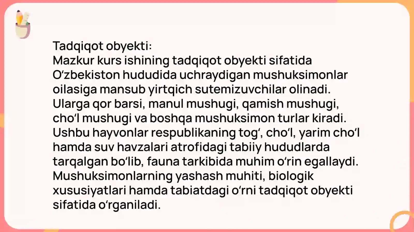 Mushuksimonlar va ularning hayot kechirishi 4