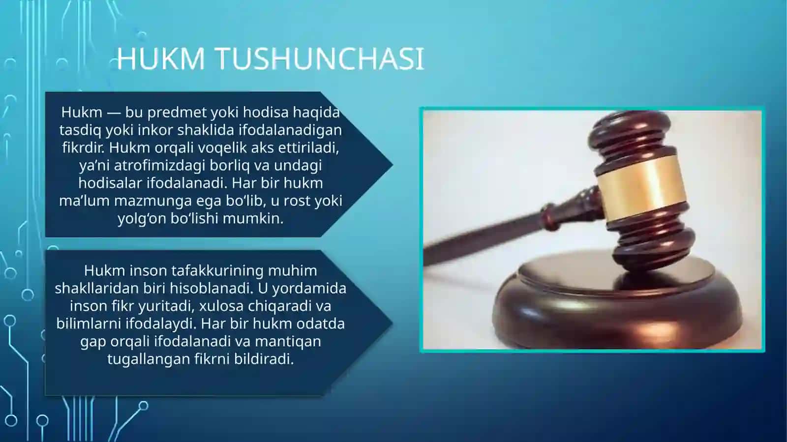 Hukmning mohiyati va qoidalari 4
