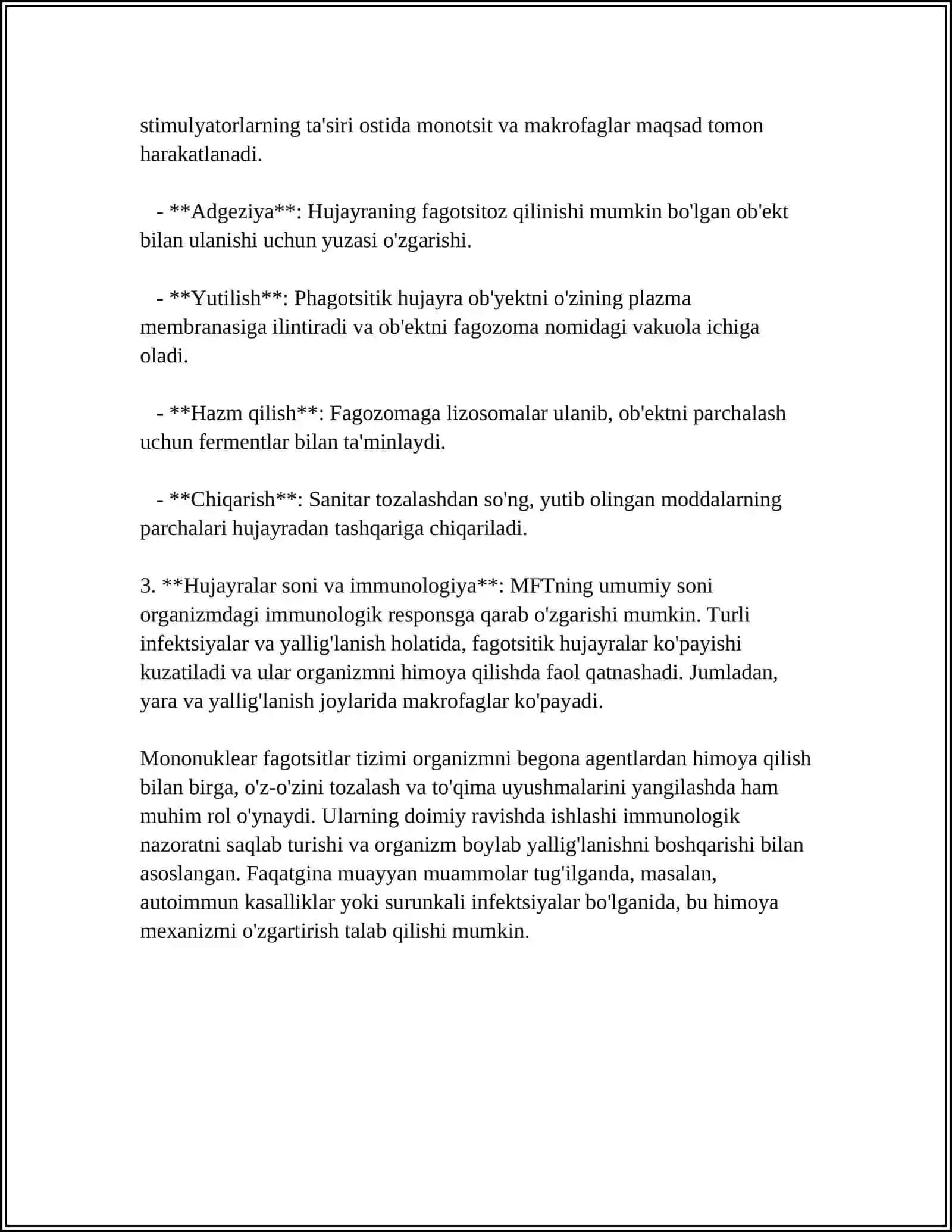 MONONUKLEAR- FAGOTSITLAR TIZIMI. TARKIBI FUNKSIONAL AHAMIYATI 4