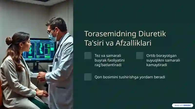 Torasemid Preparatlarning Farmakodinamik Xususiyatlari 4