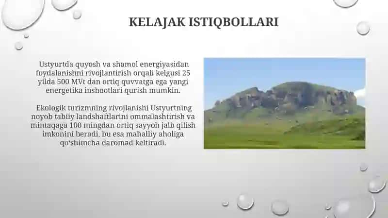 USTYURT PLATOSIGA TABIIY GEOGRAFIK TAVSIF 4
