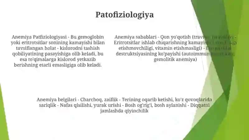 Anemiyalar Patfiziologiyasi 4