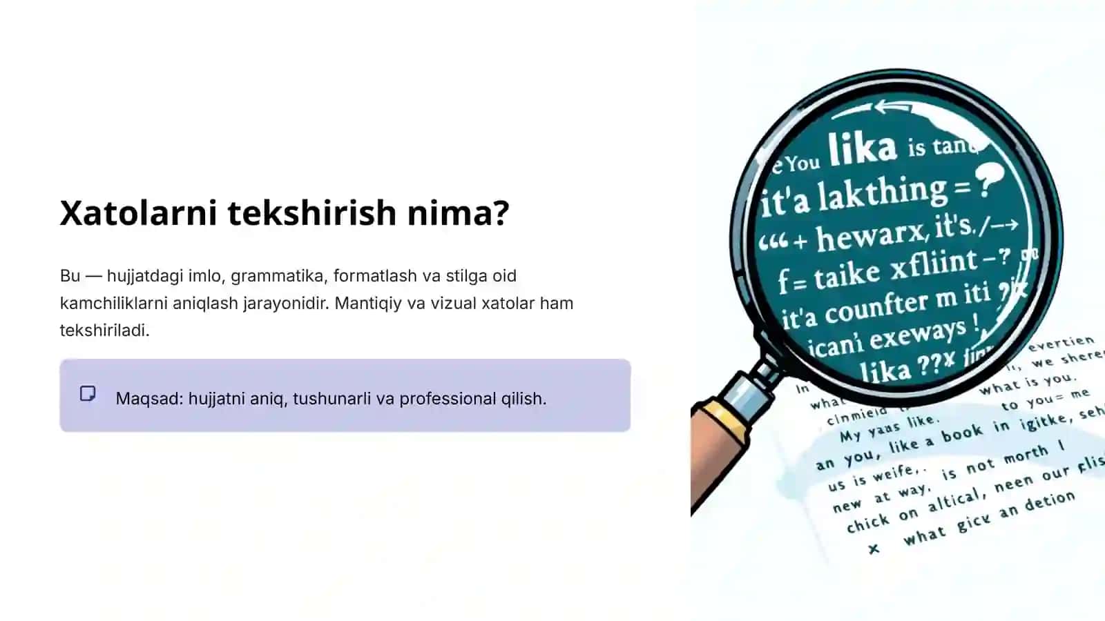 Xatolarni tekshirish uchun dasturlardan foydalanish 4