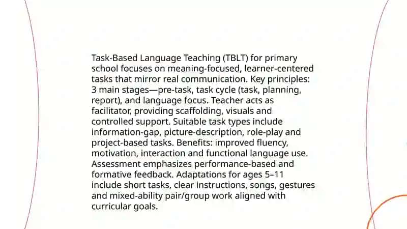 Methods of teaching English language in primary school 4
