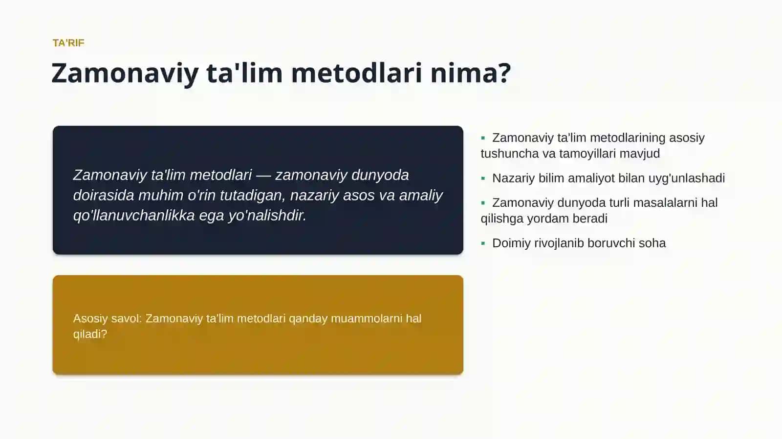 Zamonaviy ta'lim metodlari 4
