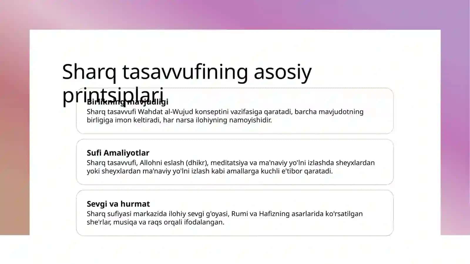 Yangi davr sharq tasavvufi 4