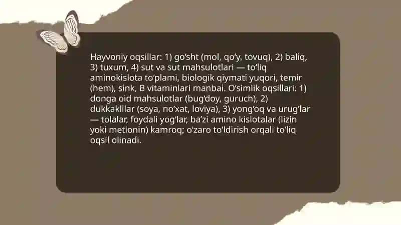 Asosiy oziqaviy moddalar 4