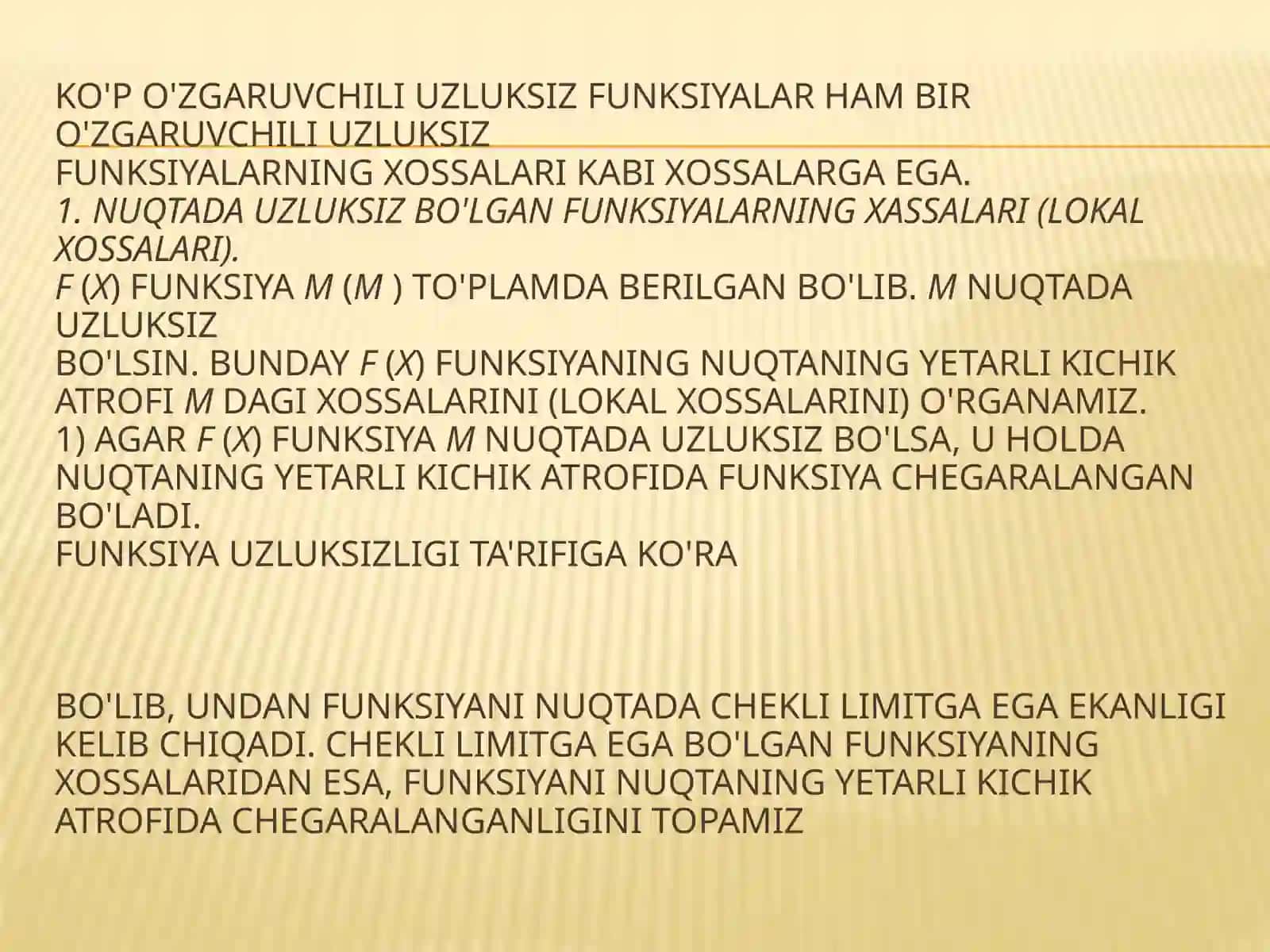 Mustaqilizatsiyadagi matematika 4