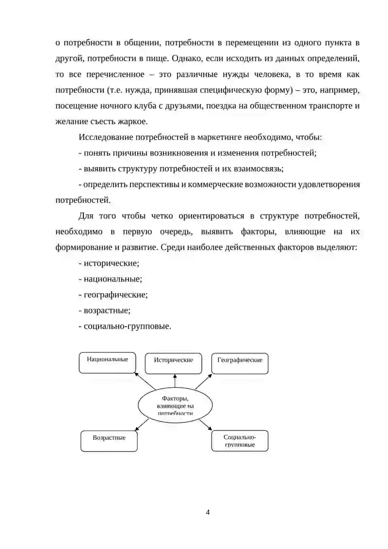 Потребности человека и формирование спроса в маркетинговых исследованиях 4