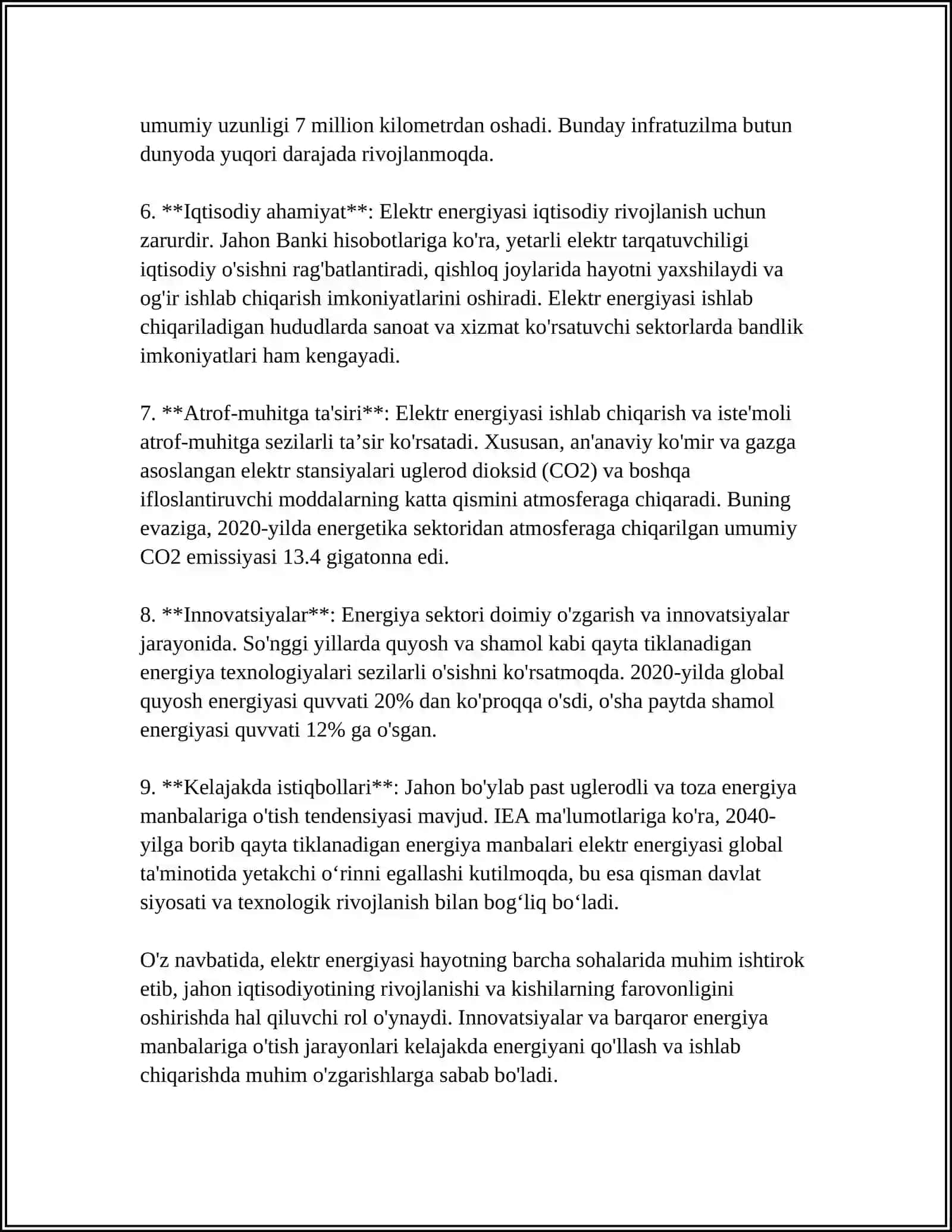ELEKTR ENERGIYA ISTEMOLI 4