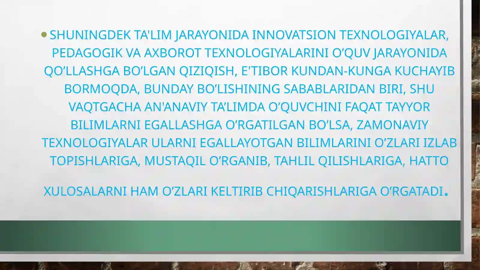 Innovatsion pedagogik texnologiyalar 4