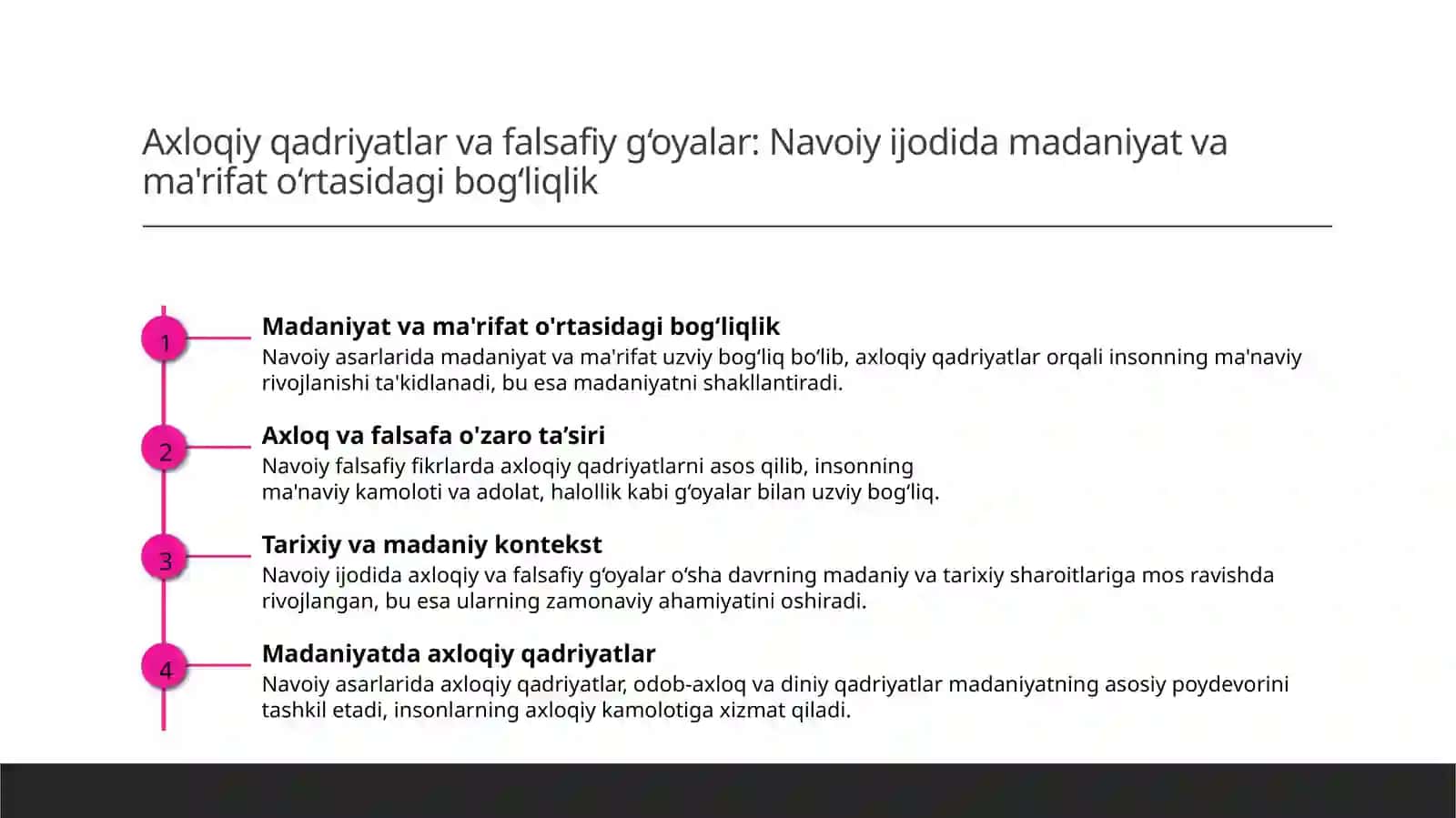 Navoiy asarlarida axloqiy va falsafaviy ĝoyalar 4