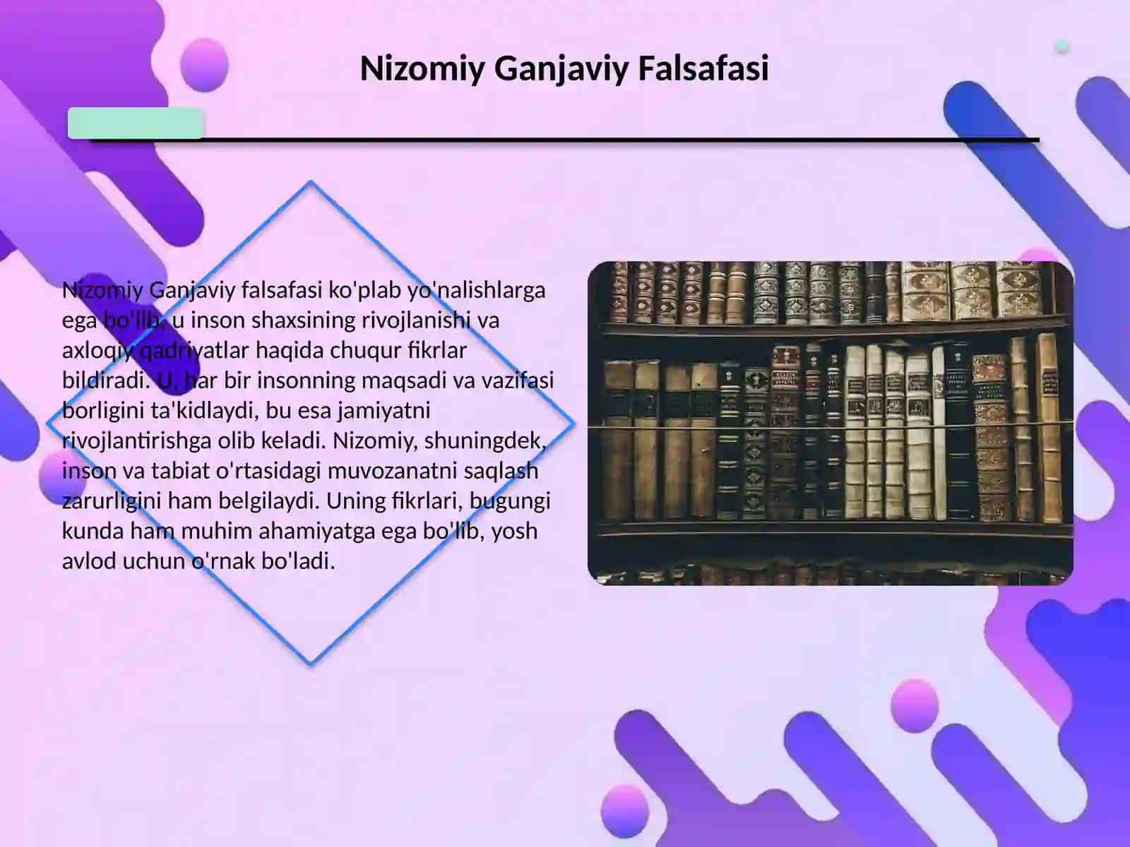 Nizomiy Ganjaviy Hayoti 4