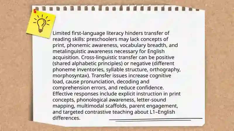 Challenges in teaching English to preschoolers 4