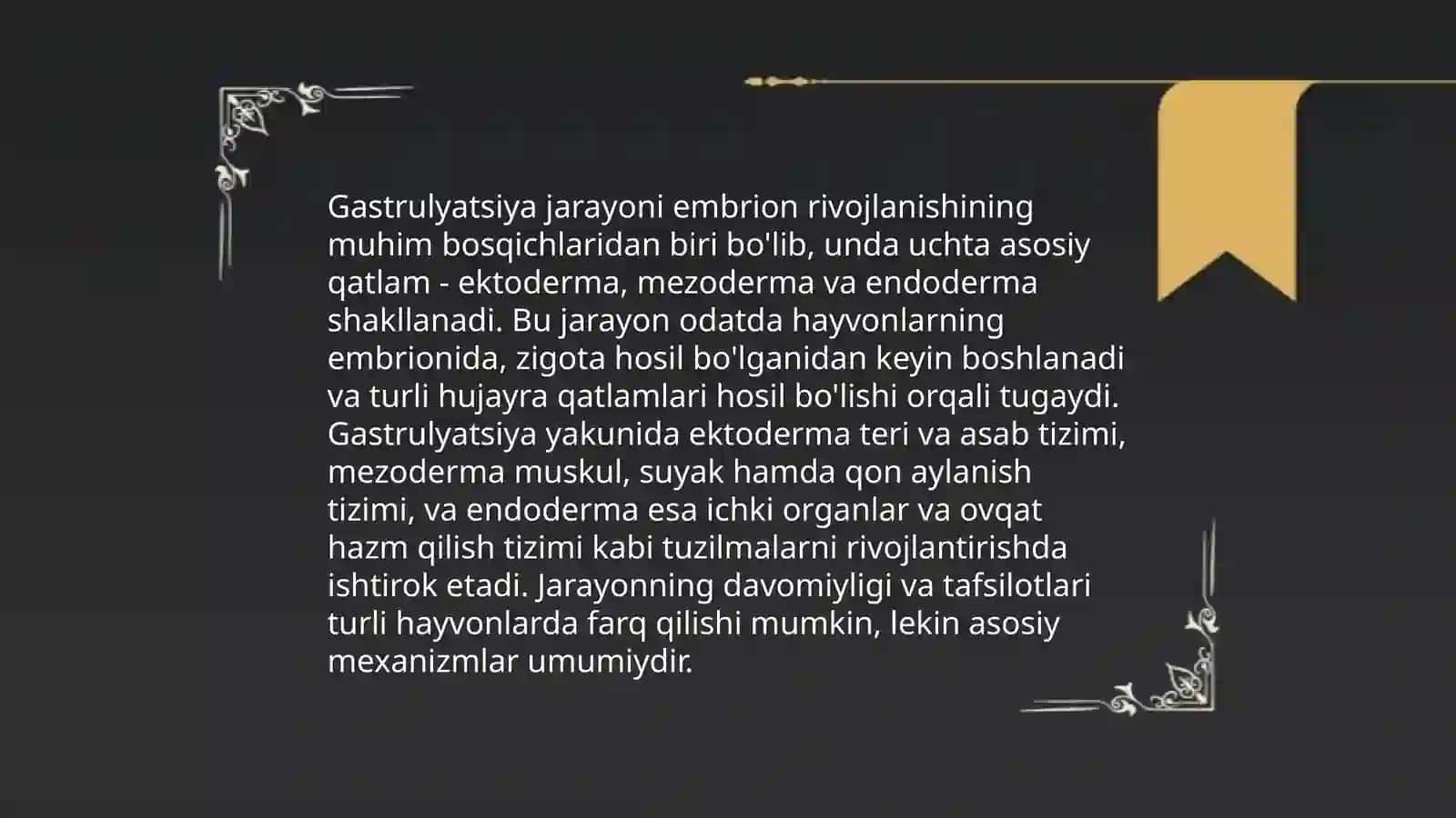 Umurtqali hayvonlar ontogenezi 4