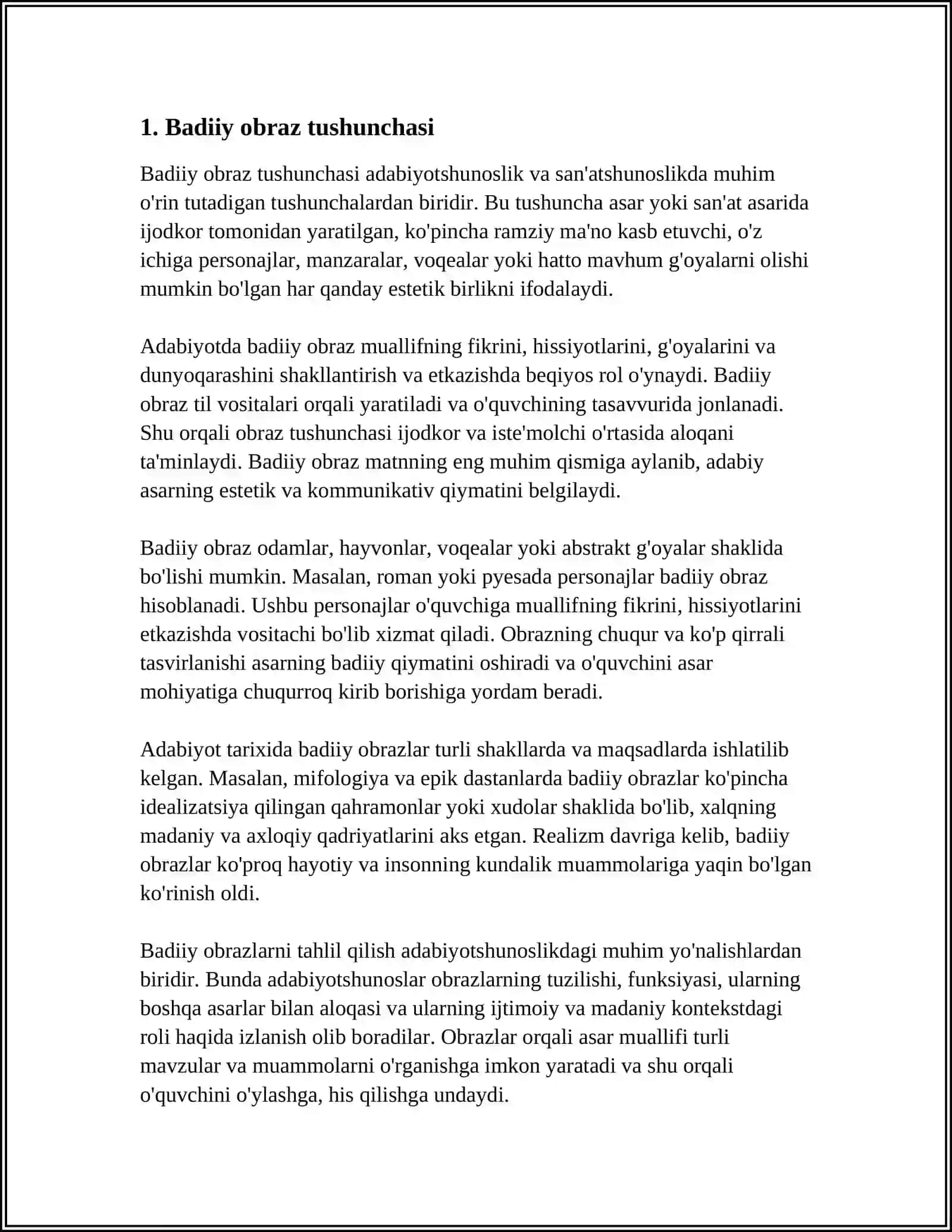 BADIIY OBRAZ VA UNING ASOSIY XUSUSIYATLARI HAQIDA 4