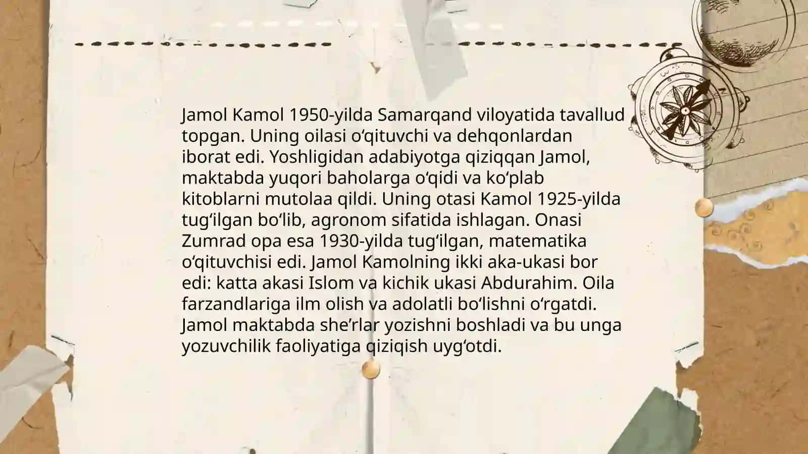 Jamol Kamol hayoti va tarjimalari 4