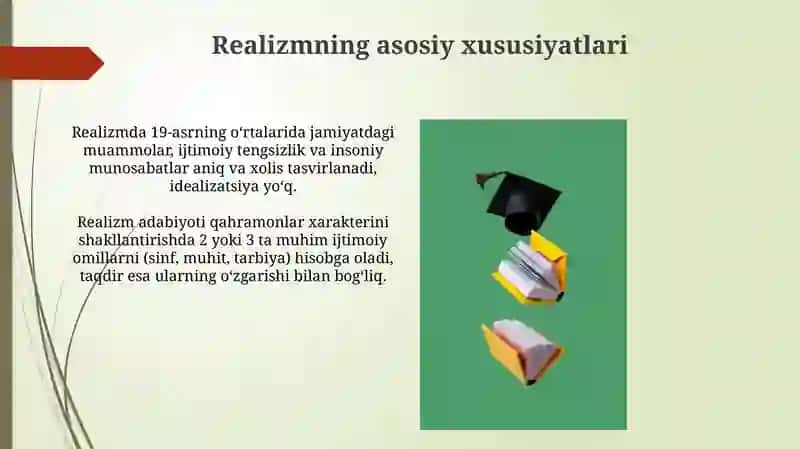 Fransuz realizmi. I.Barzakning "Gario ota"asari 4