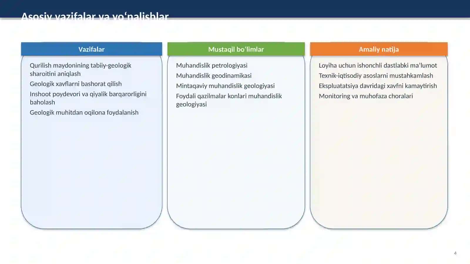 Muhandislik geologiyasi va tog‘ jinslari massivlari 4