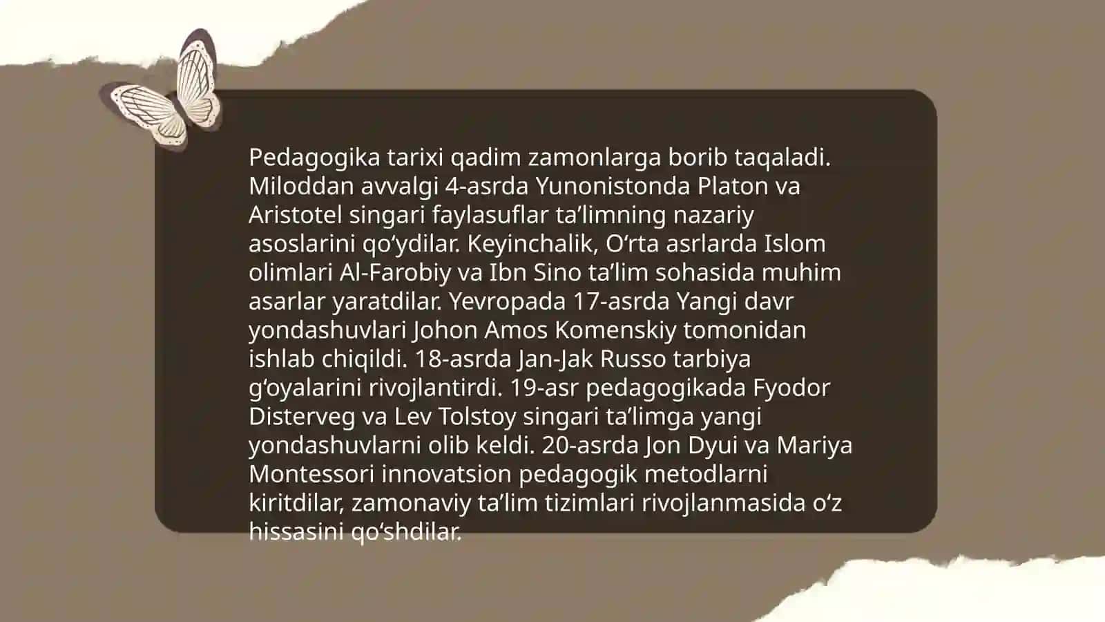 Pedagogikaning ilmiy asoslari 4