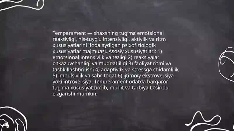 Temperament 4