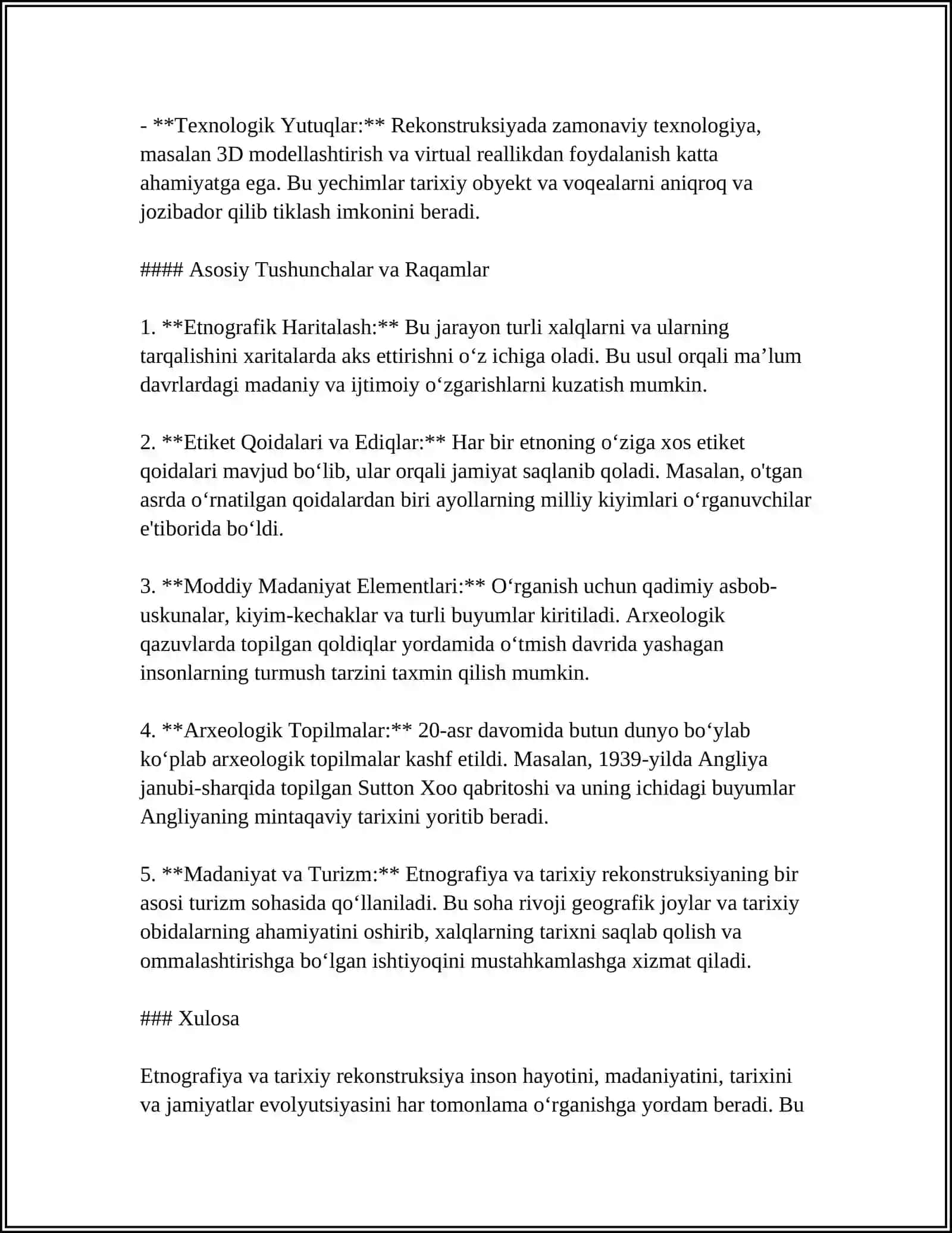 TARIXIY REKONSTRUKSIYADA ETNOGRAFIYANING O'RNI VA ROLI 4