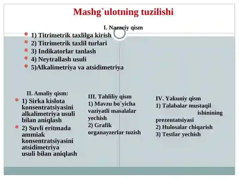 Titrimetrik Tahlil 4