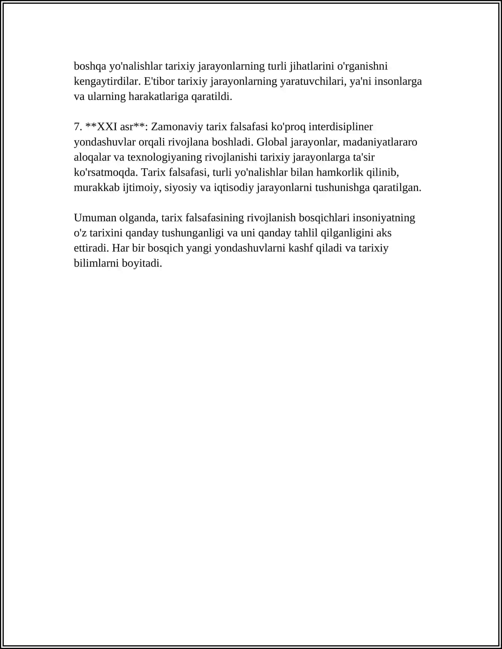 TARIX FALSAFASI VA FALSAFA TARIXI UYGʻUNLIGI 4