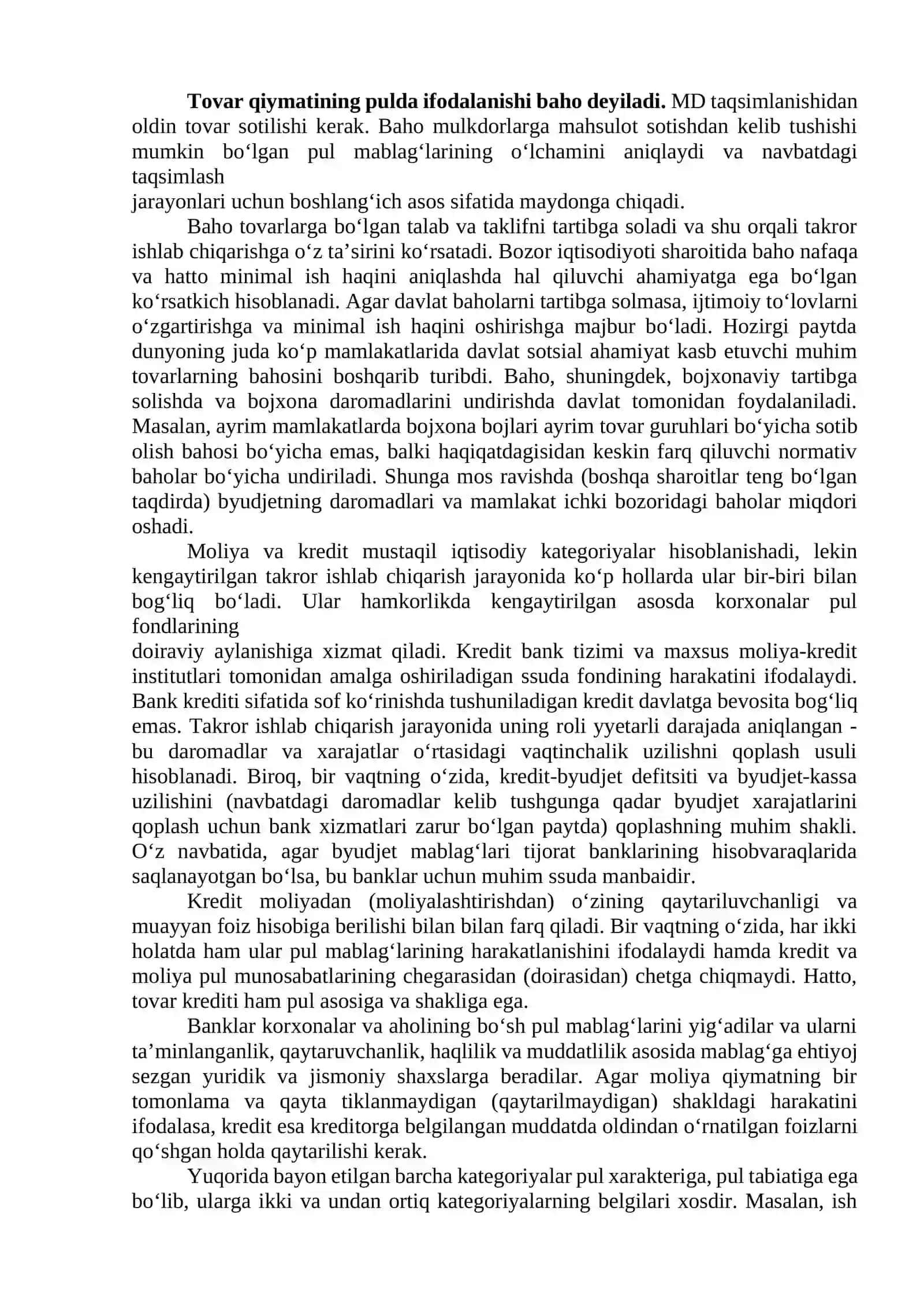 Moliyaning mohiyati va funksiyalari 4