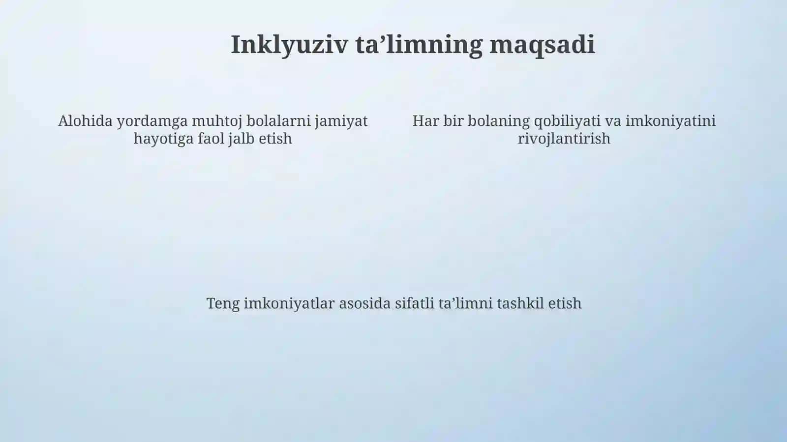 Inklyuziv taʼlim tushunchasi 4