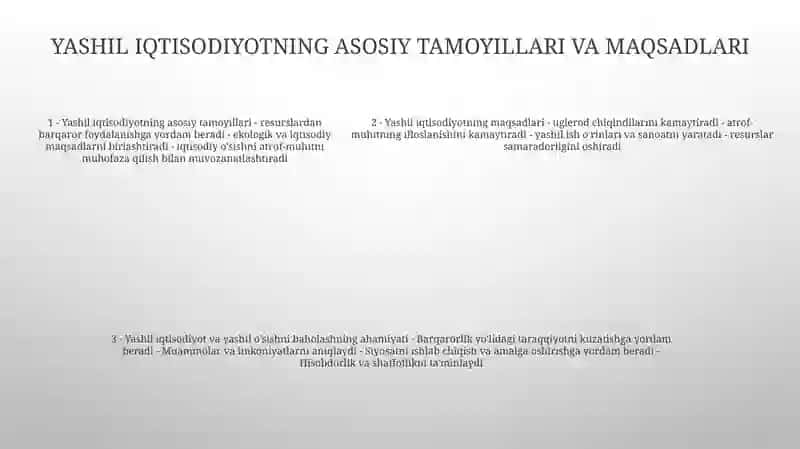 Yashil Iqtisodiyot 4